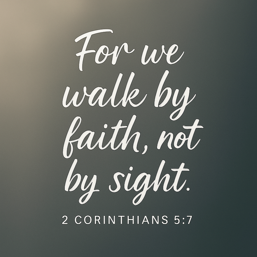 Walk By Faith | Black + White