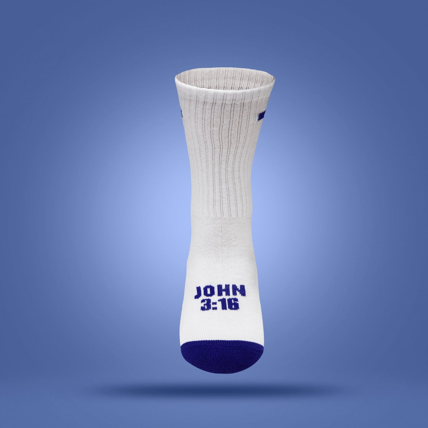 John 3:16 | White + Royal Blue