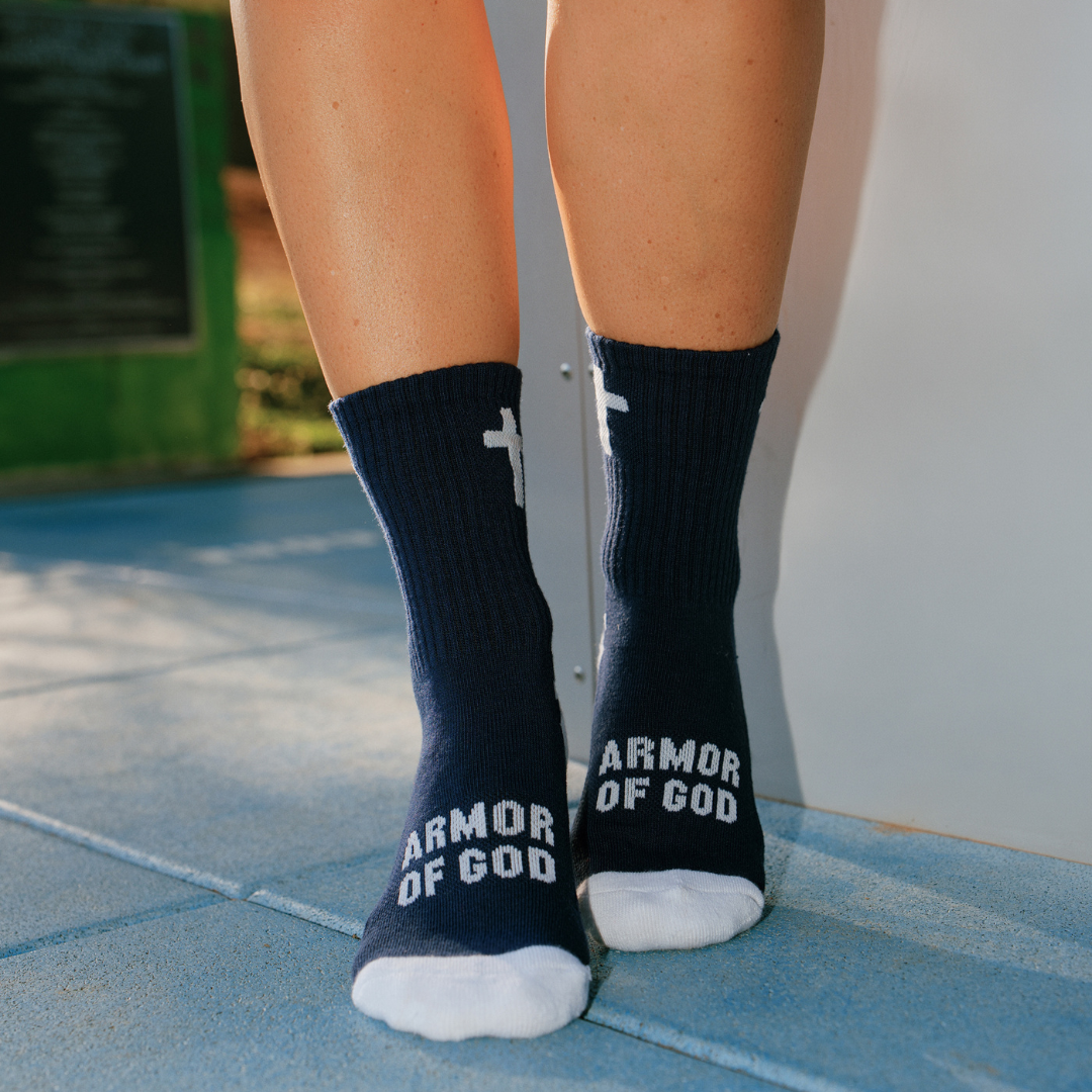 Armor Of God | Navy + White