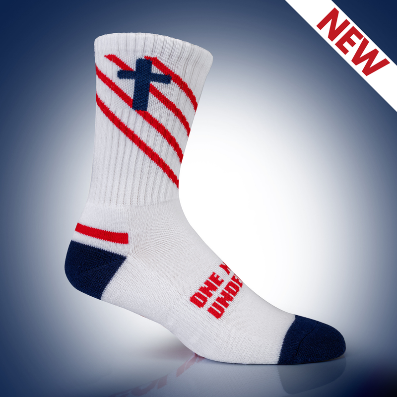 One Nation Under God | White + Red + Navy
