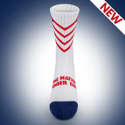 One Nation Under God | White + Red + Navy
