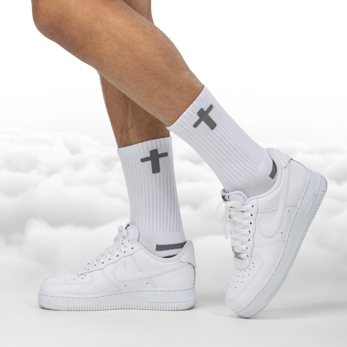 Iron Sharpens Iron | White + Iron Grey