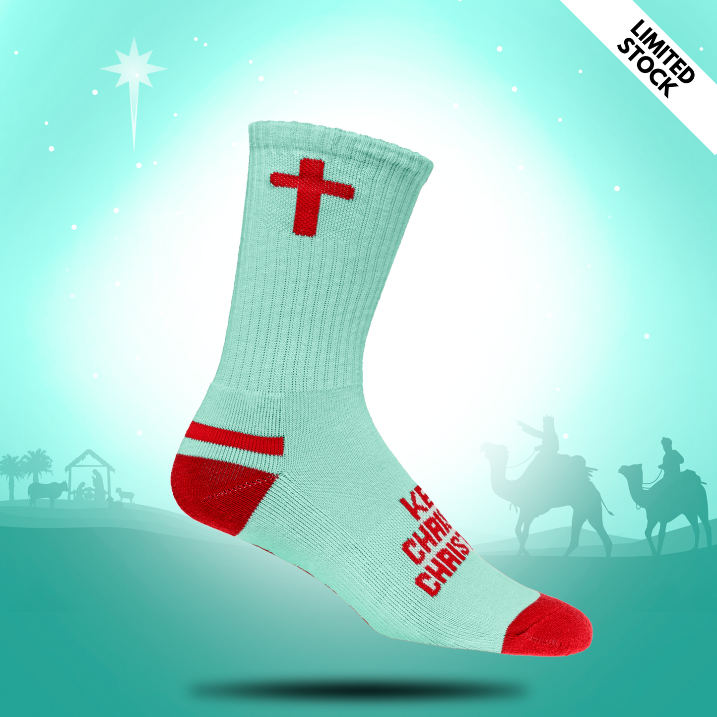 Keep Christ In Christmas | Icy Cane + Red