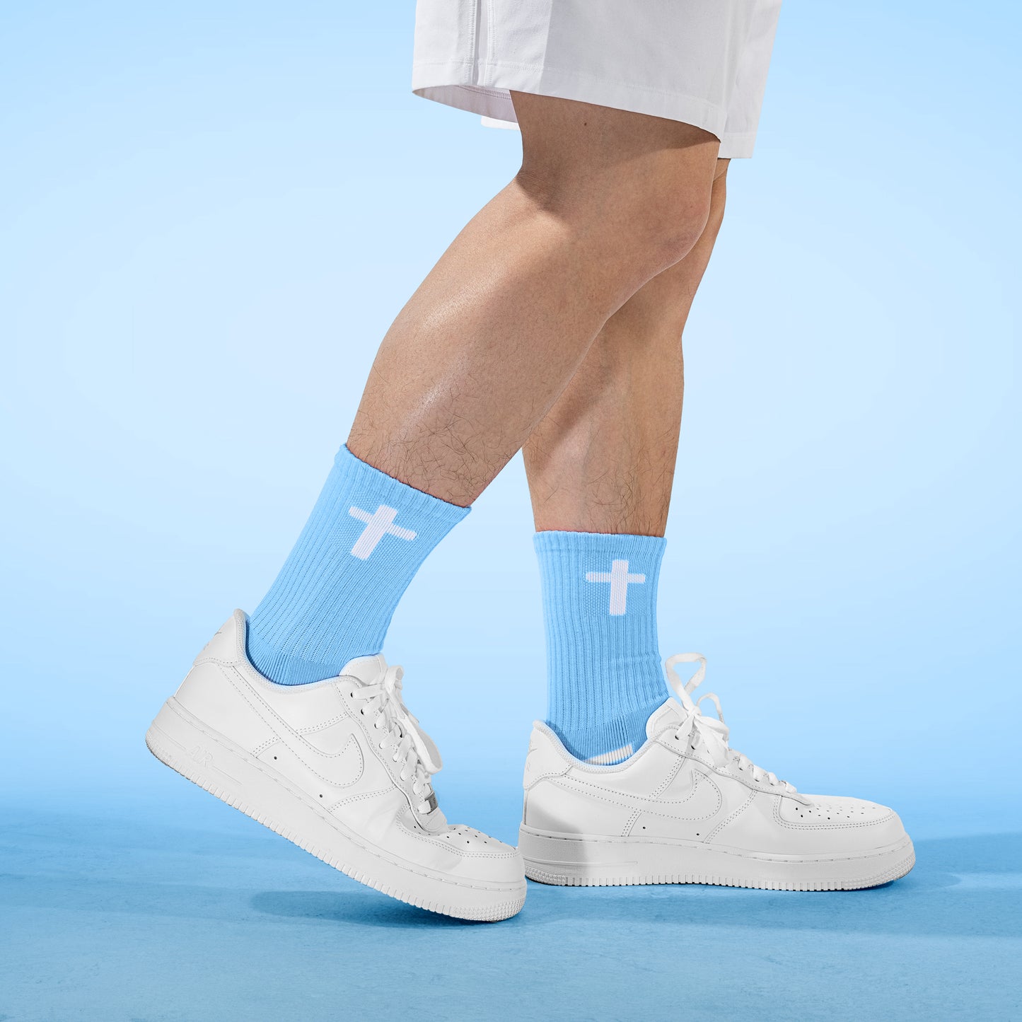 Forgiven | Sky Blue + White