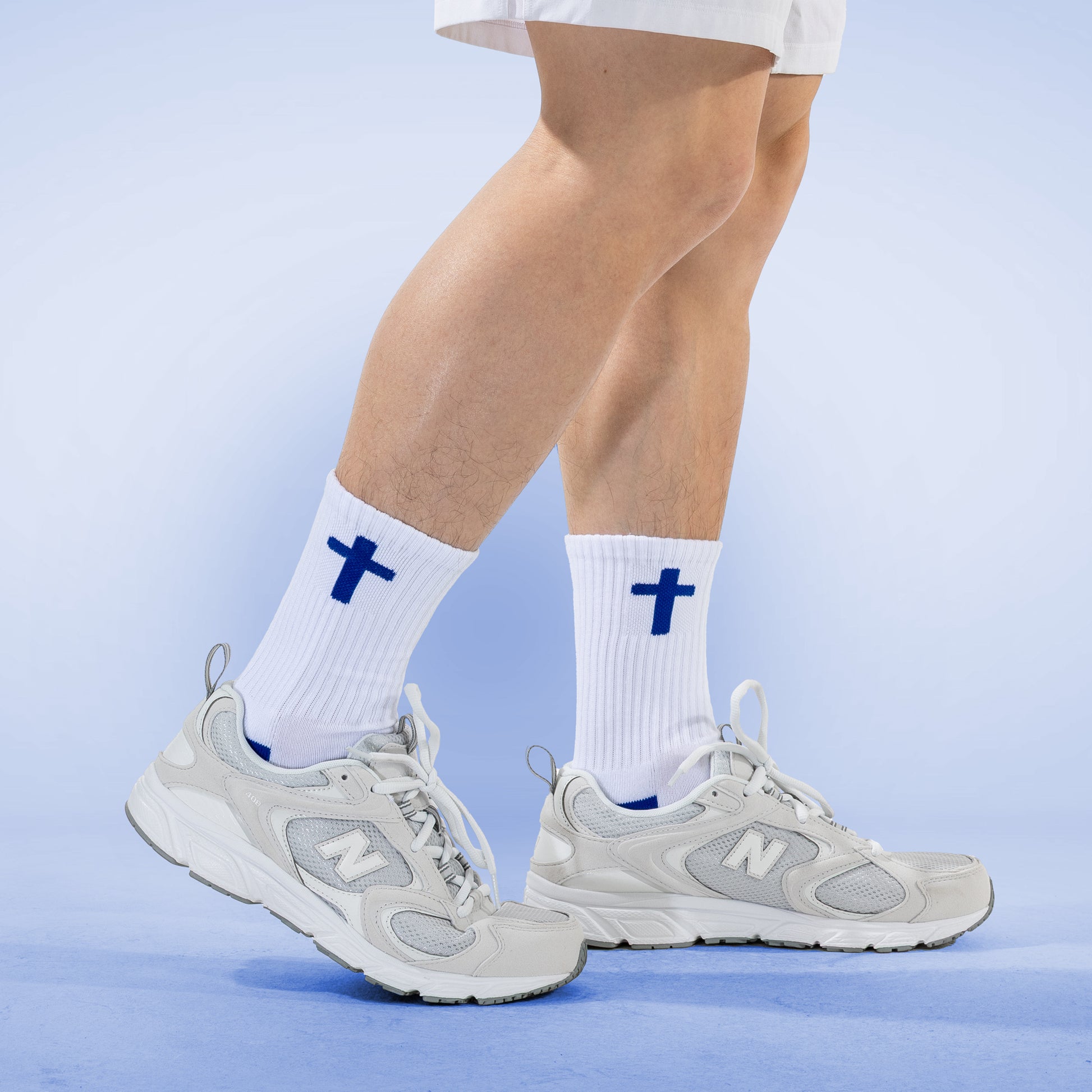 John 3:16 | White + Royal Blue