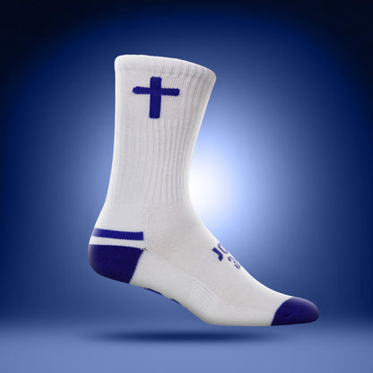 John 3:16 | White + Royal Blue