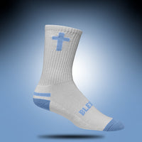 Blessed | White + Skyfall Blue