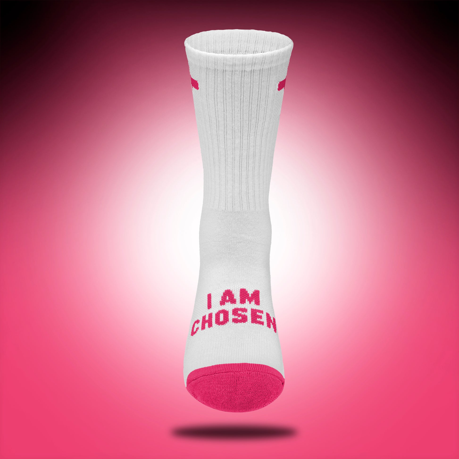 I Am Chosen | White + Dragonfruit Pink