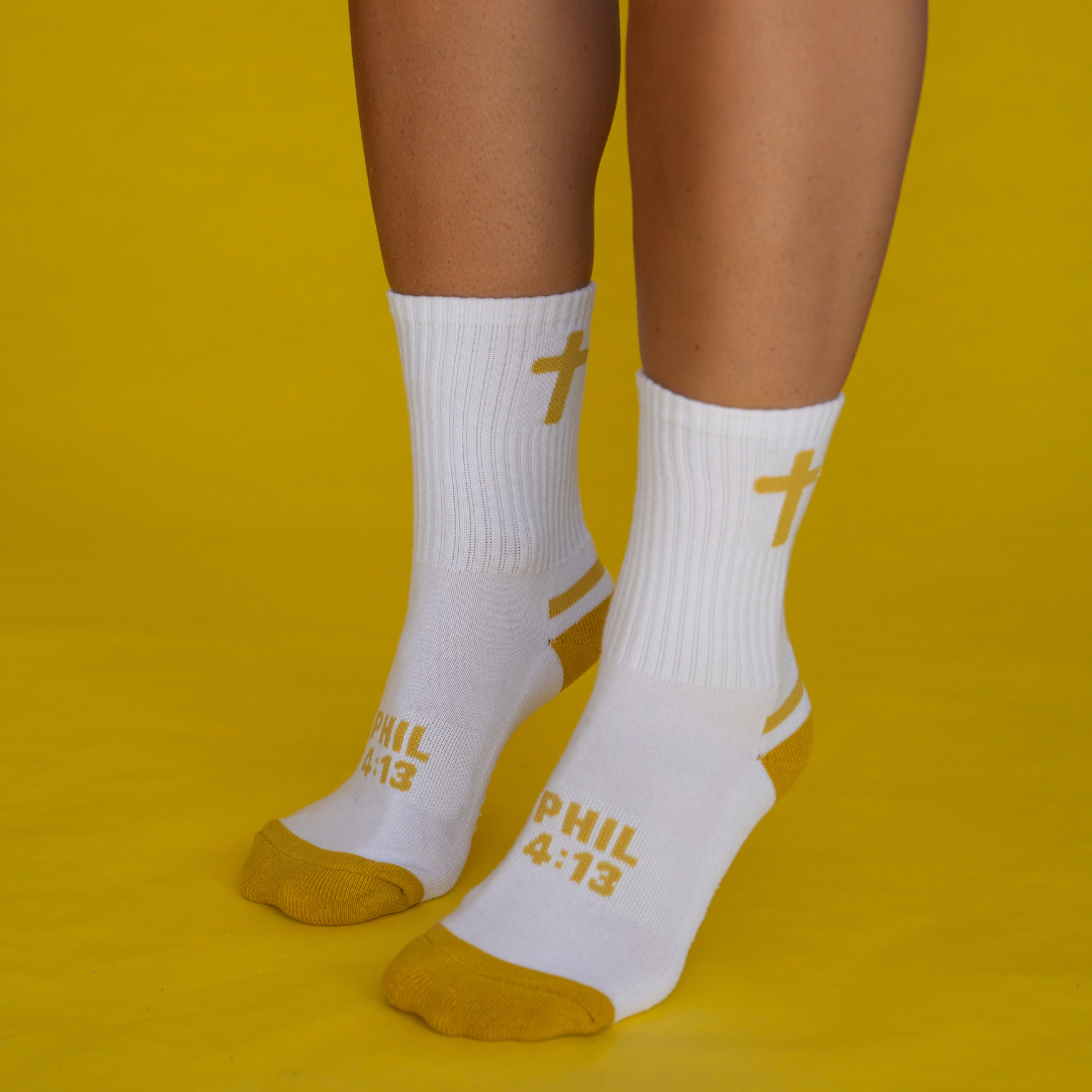 Phil 4:13 | White + Gold