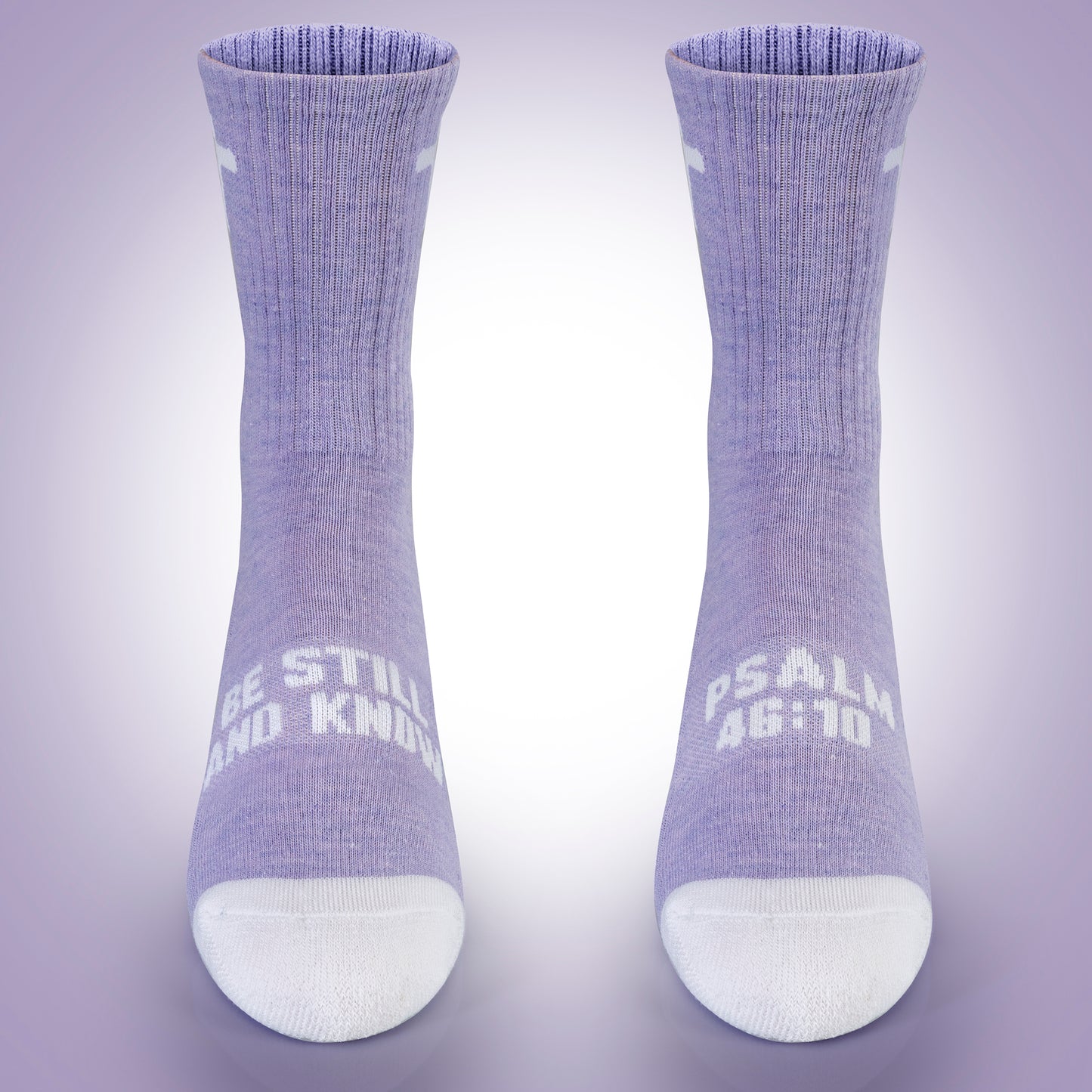 Be Still & Know | Lavender + White