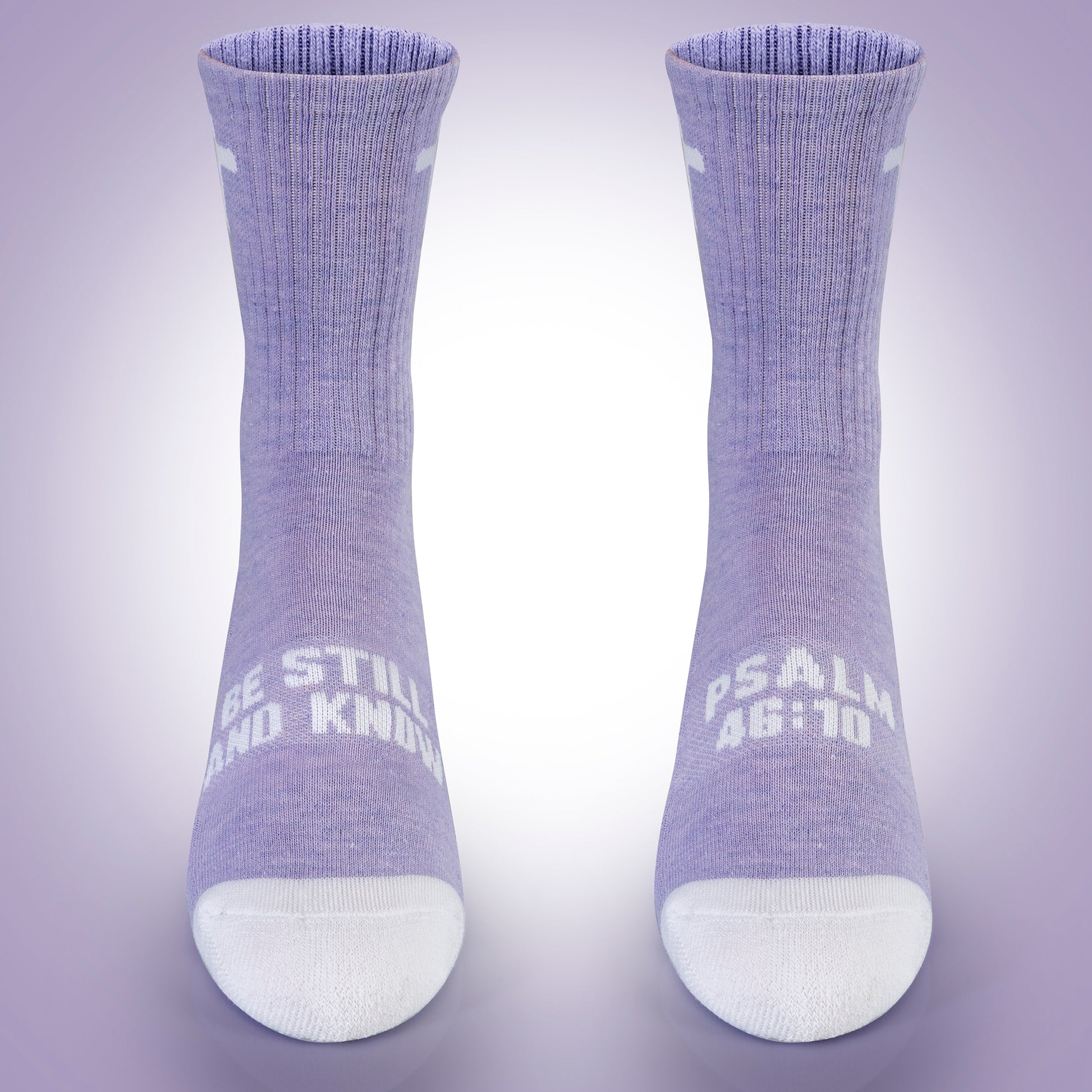 Be Still & Know | Lavender + White