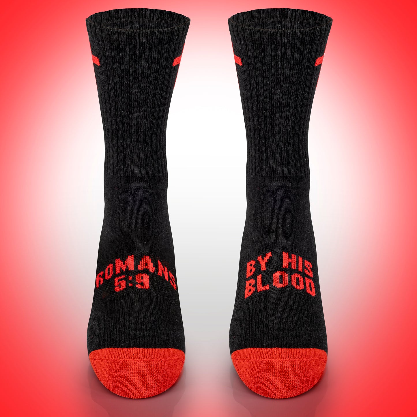 By His Blood | Black + Red