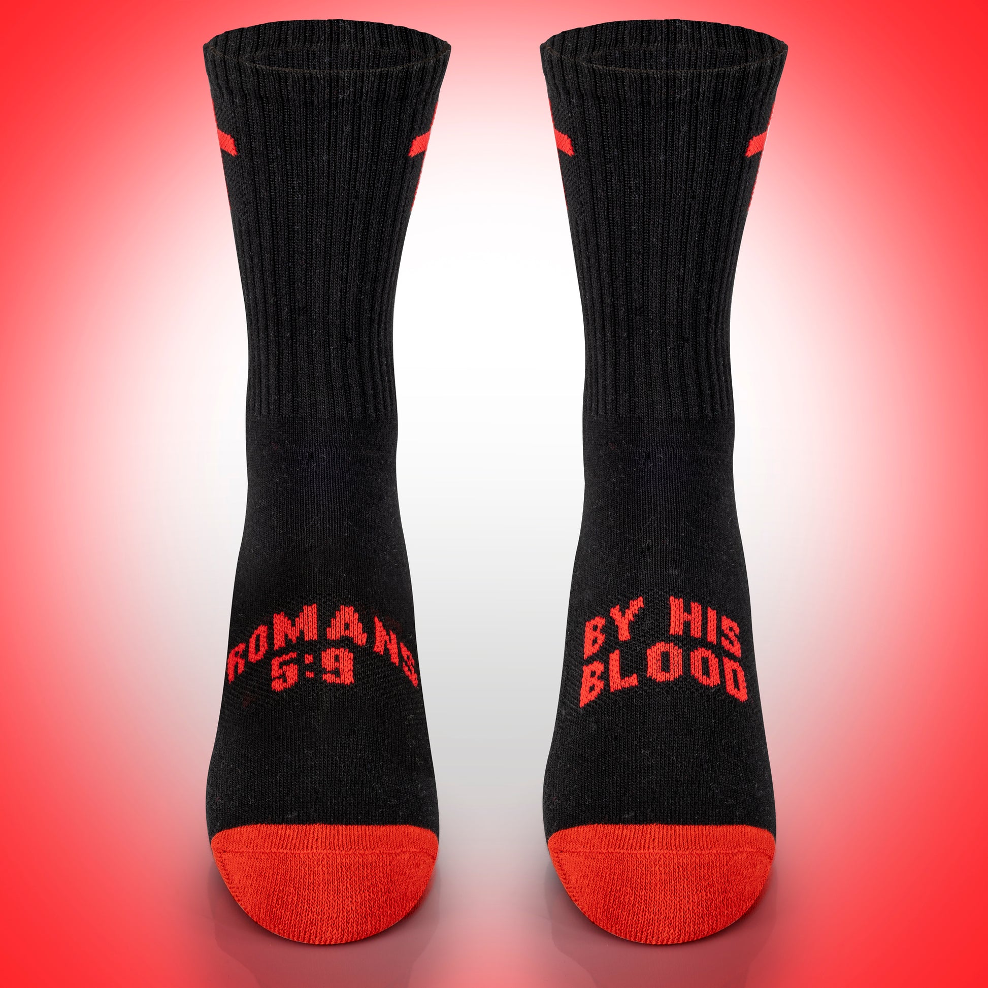 By His Blood | Black + Red