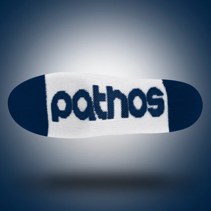 Powered by Faith | White + Navy