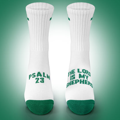 The Lord is My Shepherd | White + Green
